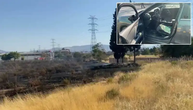 İzmir'deki Otluk Alan Yangını, AVM Otoparkını Tehdit Altında Bıraktı!