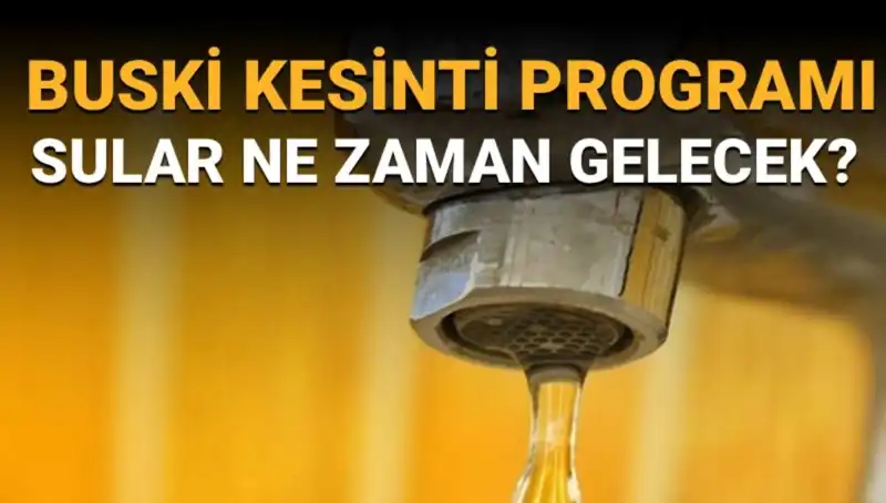 Bursa Nilüfer’de Beklenen Su Kesintisi: Sular Ne Zaman Gelecek?