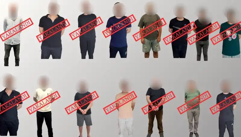 Kırmızı Bültenle Aranan 14 Kişi Operasyonla Yakalandı, Kaçış Yolları Kapatıldı!