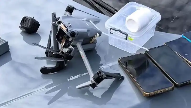 Uyuşturucu Sevkeden Drone, Cesur Ekip Tarafından Hava Dolu Sonuçlandı!