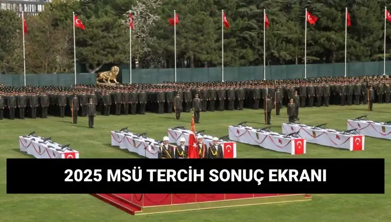 2025 MSÜ Tercih Sonuçları Açıklandı: Sonuçları Hemen Öğrenin!