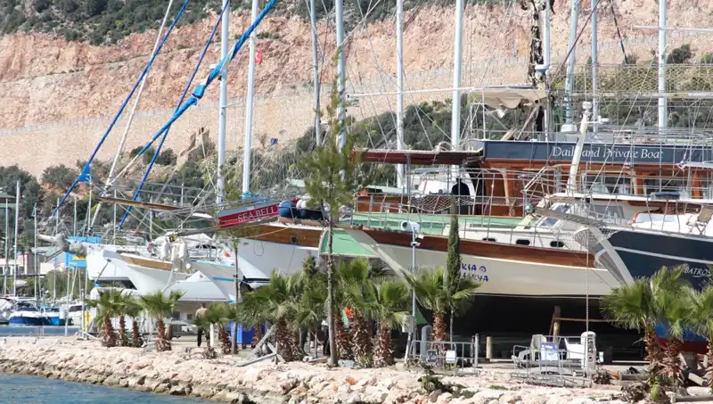 Kaş'ta Yaz Sezonu Öncesi Gezi Teknelerine Yoğun Talepler Geliyor