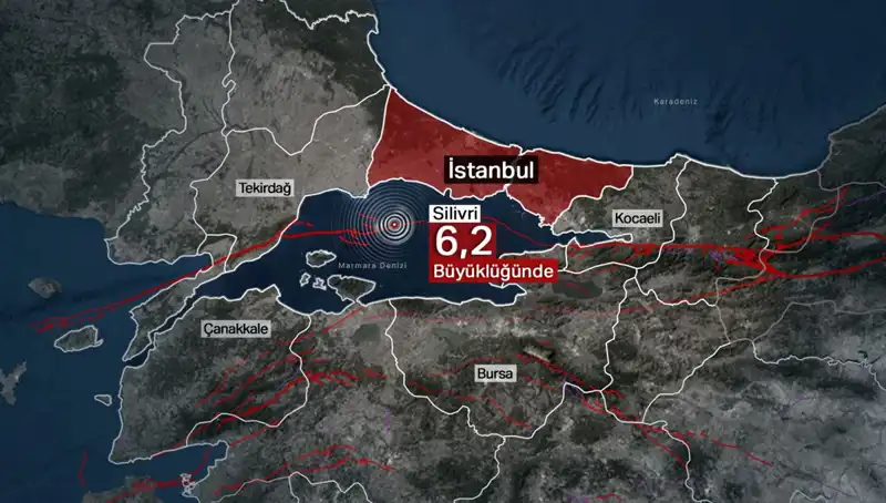 İstanbul'da Şiddetli Deprem: 6,2 Büyüklüğünde Sallantı Panik Yarattı