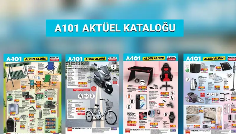 A101 17-24 Nisan Aktüel Kataloğu: Kaçırılmayacak Fırsatlar ve İndirimler