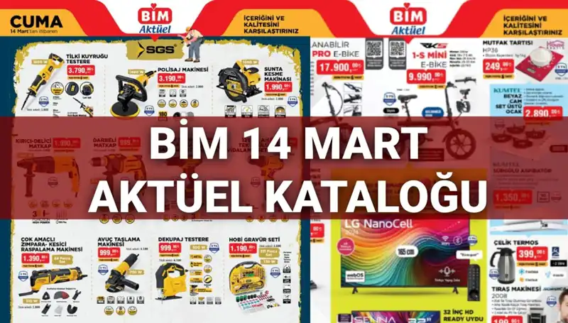 BİM 14 Mart Cuma Aktüel Kataloğu: Yeni Ürünler İle Hesaplı Alışveriş Zamanı!
