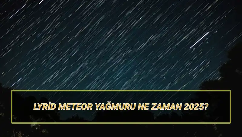 2025'te Lyrid Meteor Yağmuru: Gözlem Zamanları ve Yer Bilgileri