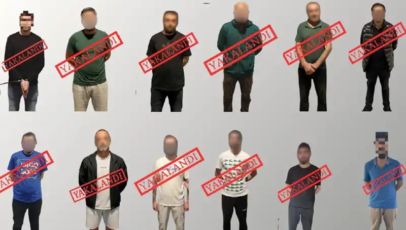 Kırmızı Bültenle Aranan 12 Şüpheli Operasyonla Yakalandı