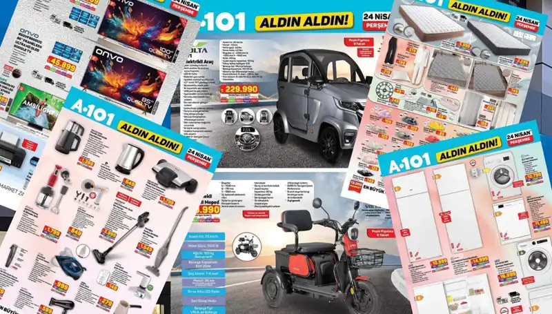 A101'in Yeni Aktüel Kataloğunda Canlı Renkler ve Şık Tasarımlar