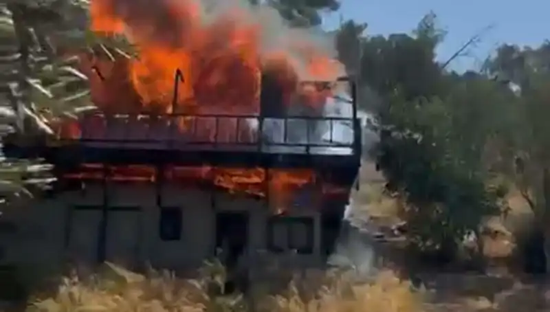 Bodrum'da Yangın Alarmı: Ekiplere Hızla Müdahale Edildi