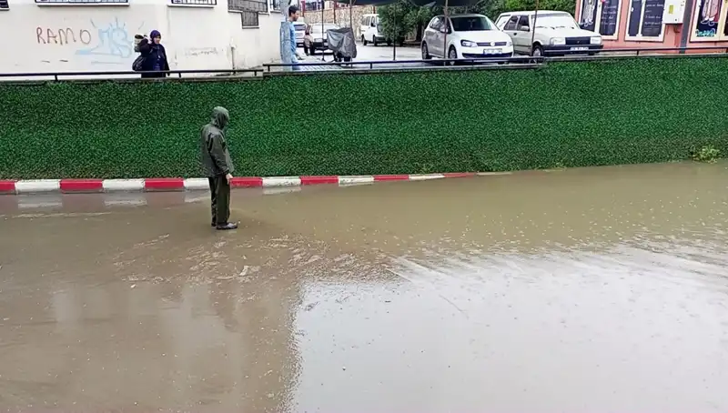 Aydın'da Yağmurun Şiddeti Alt Geçidi Su Bastı, Hayat Durma Noktasına Geldi