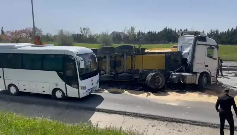 Büyükçekmece TEM Otoyolu'nda Feci Kaza: 3 Saatlik Kapanma ve Uzun Kuyruklar