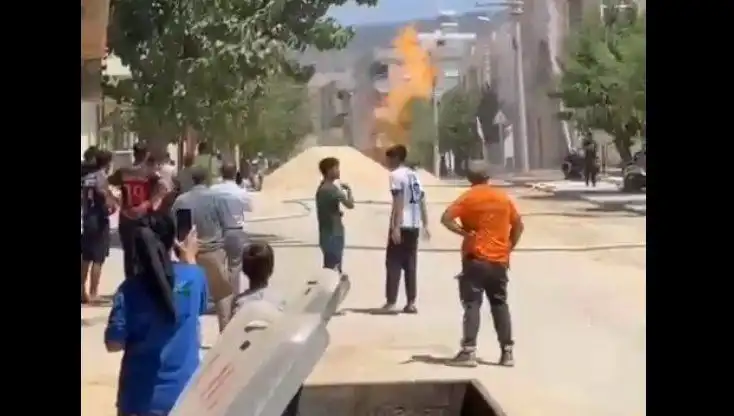 Kilis’te Doğalgaz Borusu Patladı: Şehirde Panik ve Kaos Yaşandı!