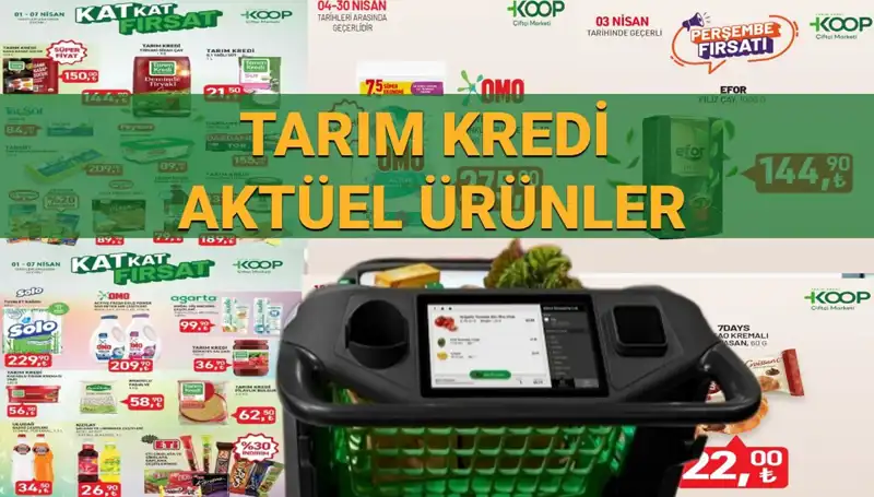 Tarım Kredi Marketleri'nden 4-7 Nisan’a Özel İndirimli Ürünler Listesi