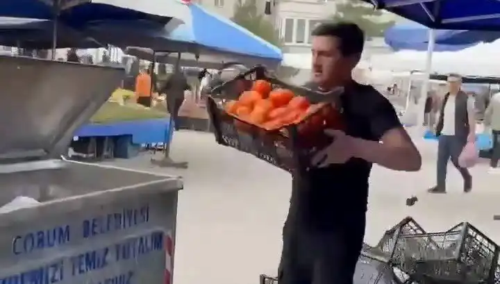 Domatesleri Çöpe Dökerek Ceza Alan Pazarcı, Rekor Tazminatla Yüzleşiyor!