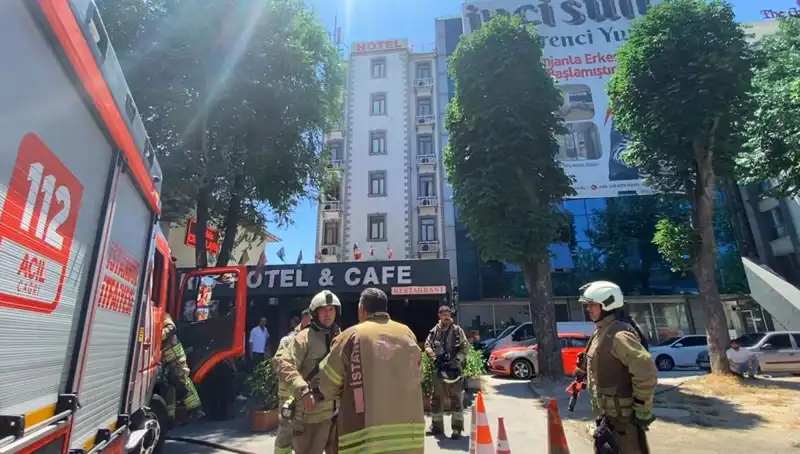 Fatih’te Otel Yemekhanesinde Çıkan Yangın: İhbar Üzerine Hızla Müdahale Edildi